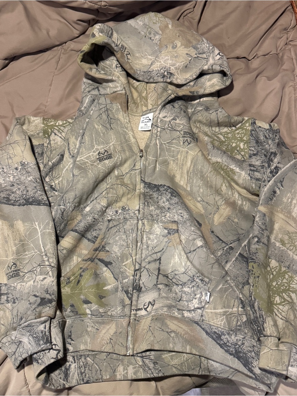Akimbo Club RealTree Zip-Up Hoodie XL AUTHENTIC - Picture 2 of 8